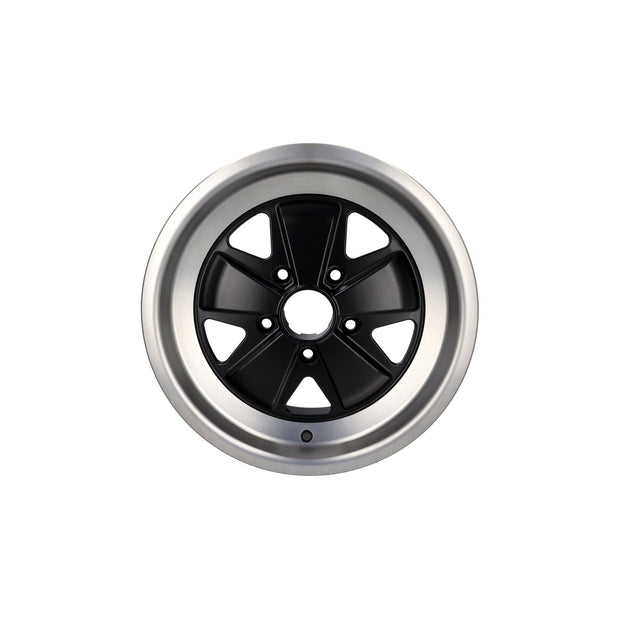 16" Fuchs Style Alufelge 7.0J ET23 Schwarz 5x130