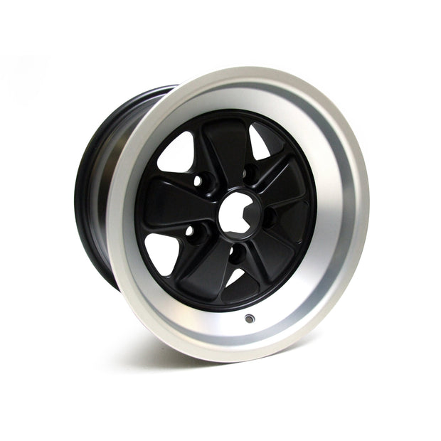 15" Fuchs Style Alufelge 9.0J ET15 Schwarz 5x130