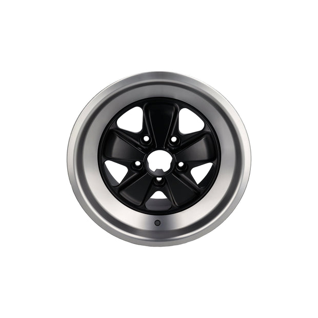 16" Fuchs Style Alufelge 9.0J ET15 Schwarz 5x130