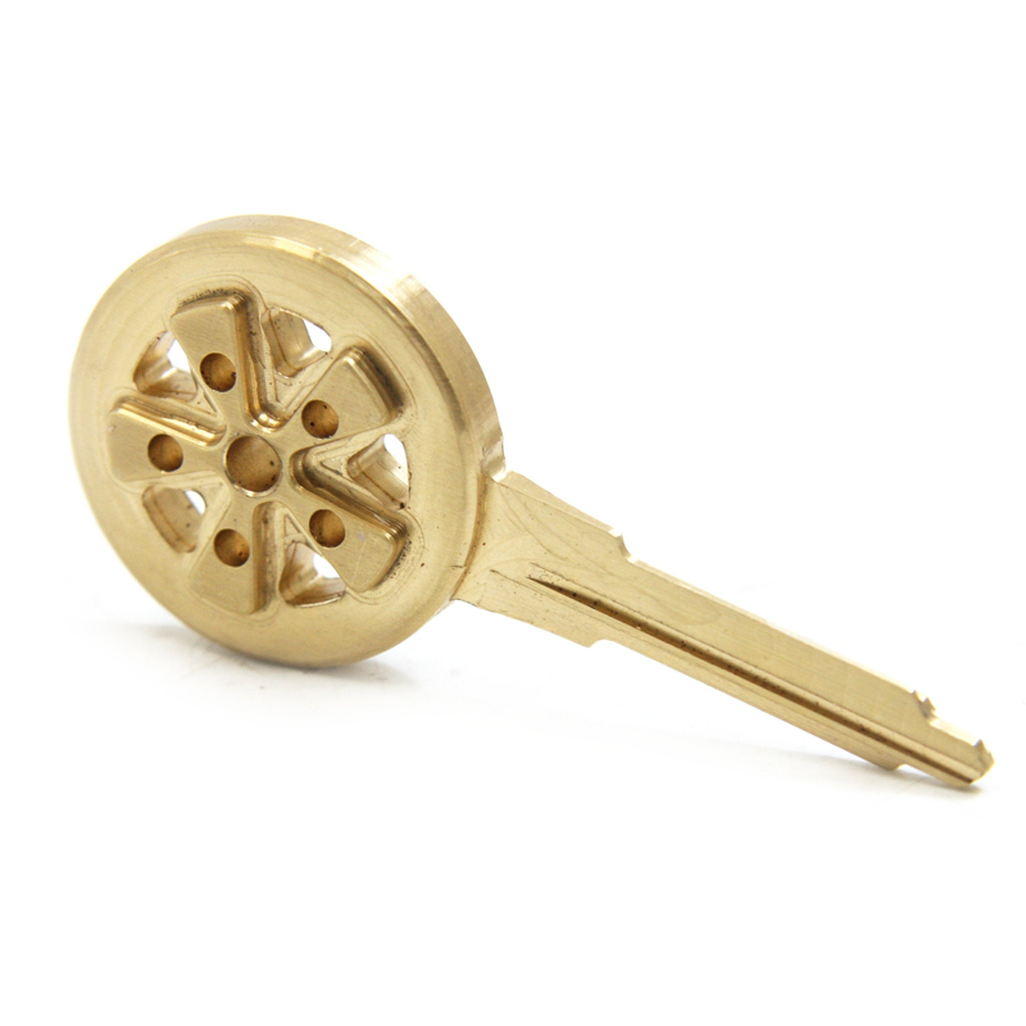 Key Blank Fox Style Gold | Porsche 911 1965 – 1989 / 964 / 993 | OEM