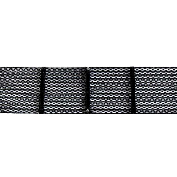 Heckdeckelgitter Chrom/schwarz, 5 Streben