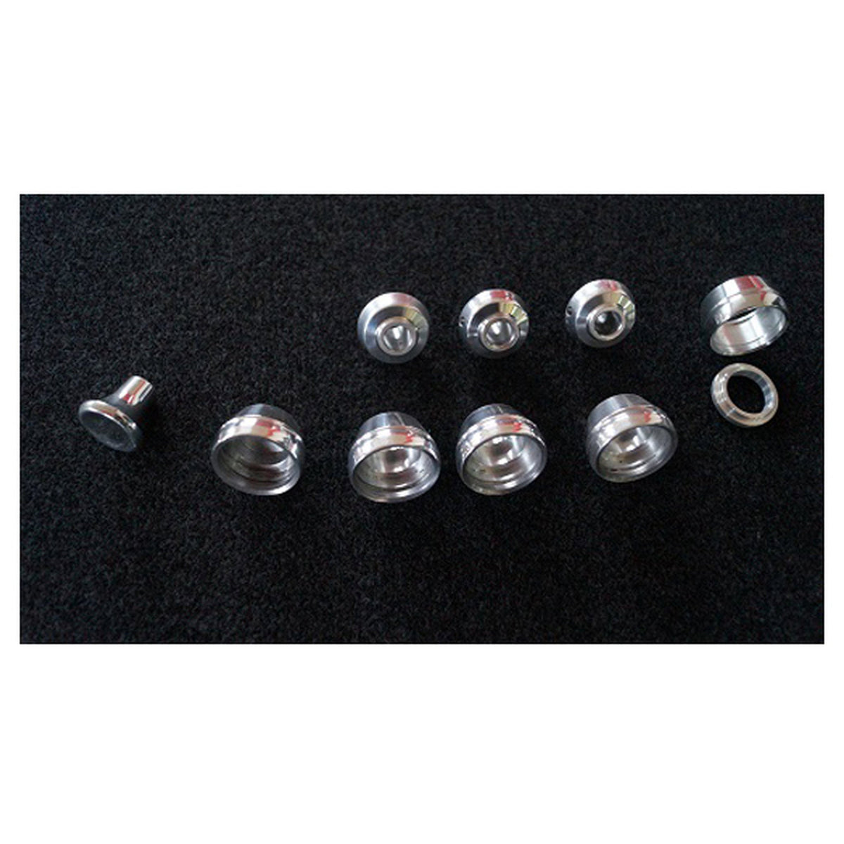 Aluminum Switch Knobs (Set of 5) | Porsche 911 1974 – 1989 | Project