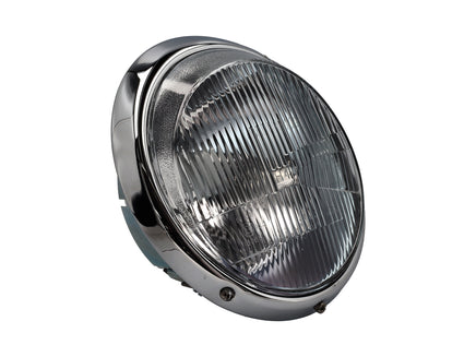 Headlights with chrome bezel for Porsche 911/964, LHD (non-leveling)