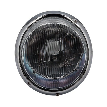 Headlights with chrome bezel for Porsche 911/964, LHD (non-leveling)