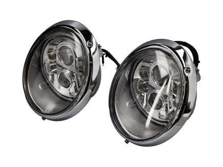 LED headlights – clear glass LHD for Porsche 911 / 964