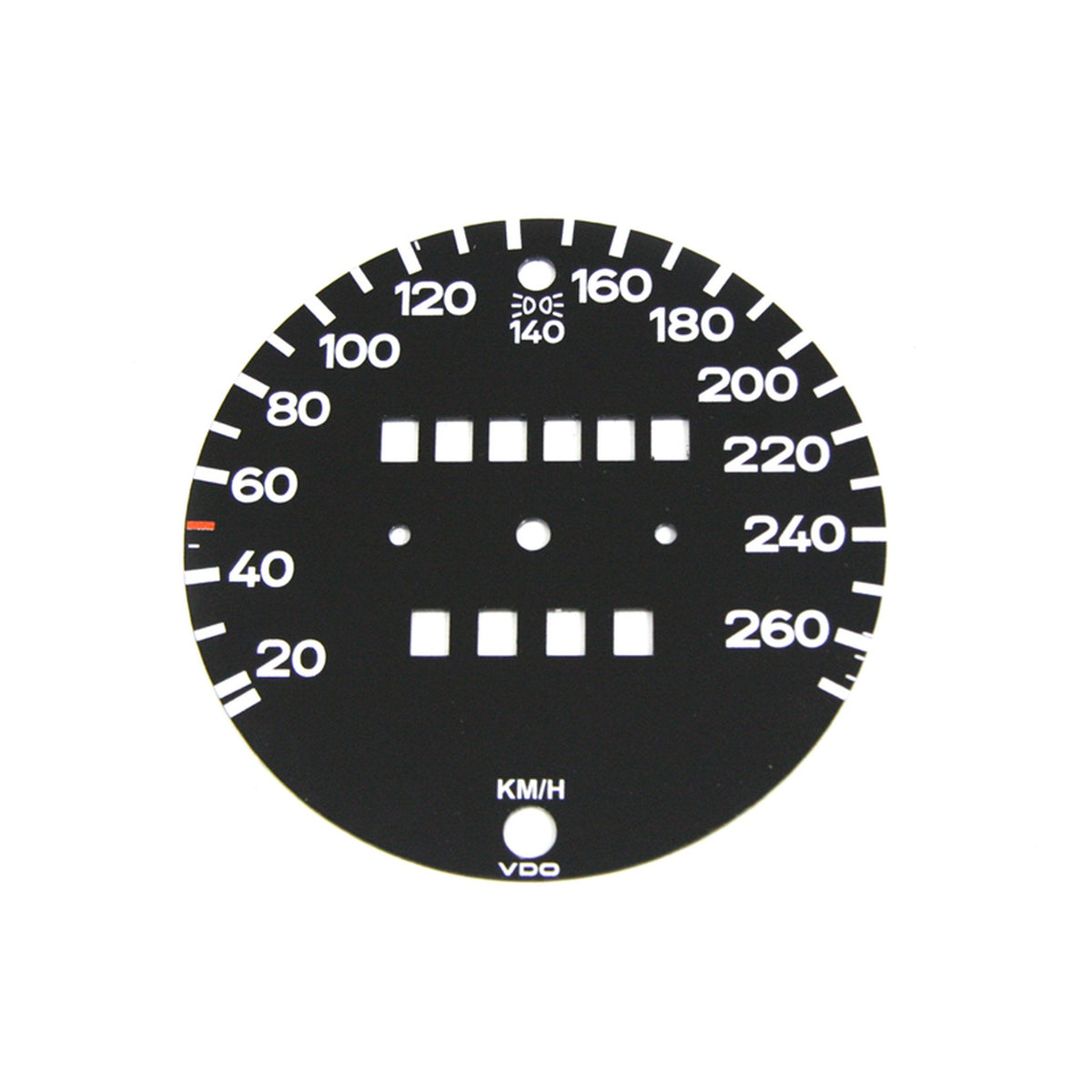 Tacho-Zifferblatt schwarz MPH-auf-km/h-Umbau | Porsche 911 G 1974 – 1984 | OEM