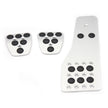 Aluminum Pedal Set. Porsche 997 / 987 Cayman Manual - OEM / Original Equipment Quality