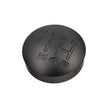 Shift Knob Insert Aluminum Engraved, Black | Porsche 968 | OEM / Original Equipment Quality