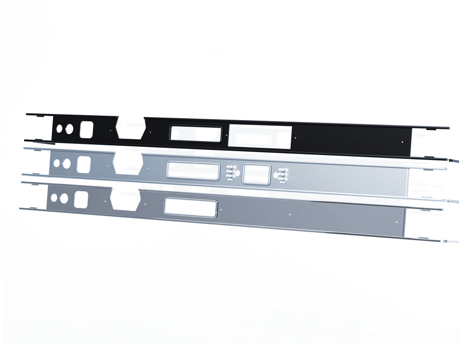 Armaturenbrett-Zierrahmen aus Aluminium – LHD (Linkslenker)