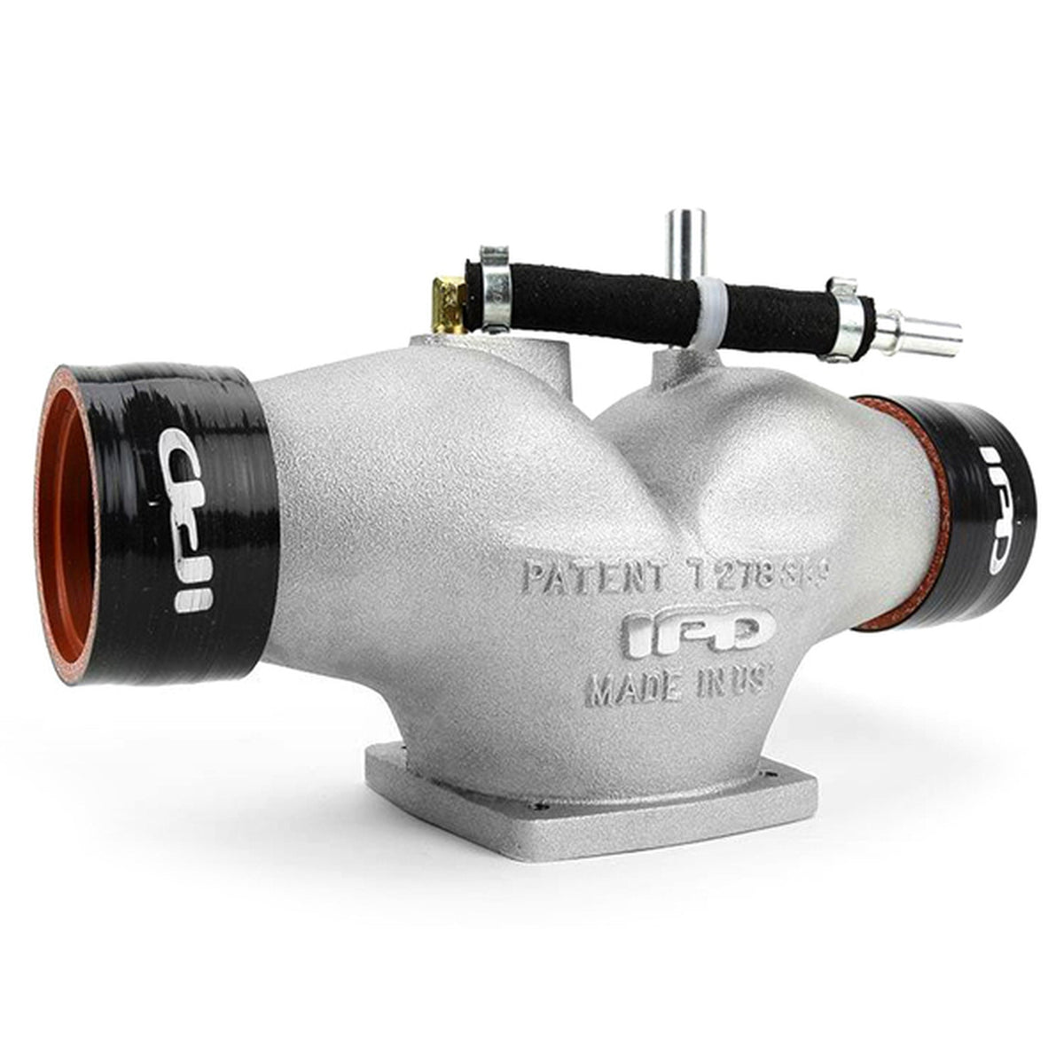 Ansaugplenum aus Aluminium. Porsche 991.1 Turbo /S IPD Ansaugplenum 74 mm