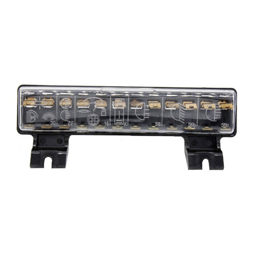 Fuse box with symbol cover 12 fuses - Porsche 914 1970-76