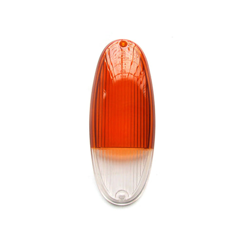 Blinkerglas vorne, gelb / klar – Porsche 914 (Original)