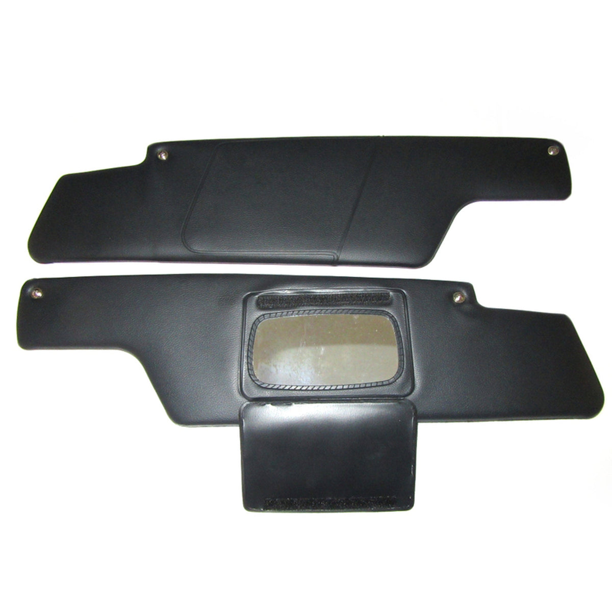 Sun visor set with vanity mirror left and right – Porsche 914