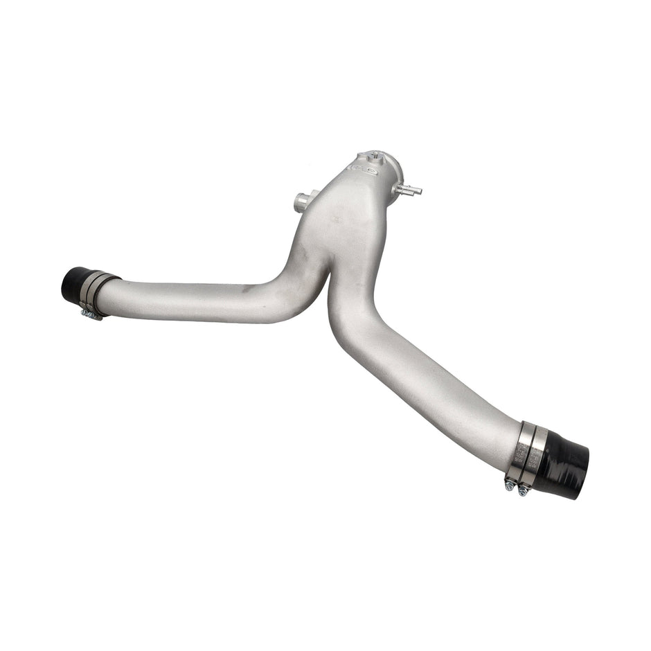 High-Flow Aluminum Intake Plenum Y-Pipe. Porsche 991.2 Turbo /S IPD