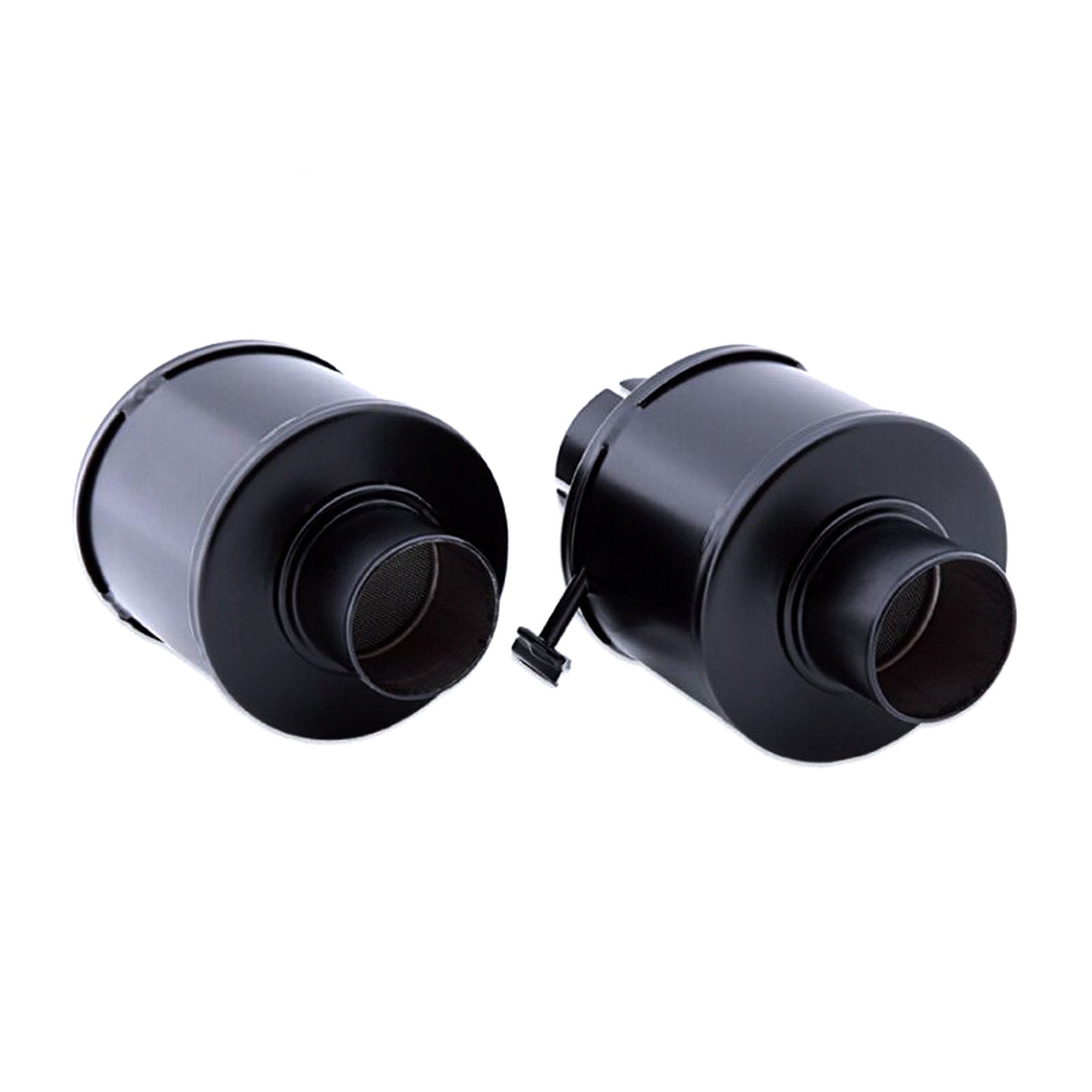 Heater boxes, black - Pair – Porsche 356B / 356C