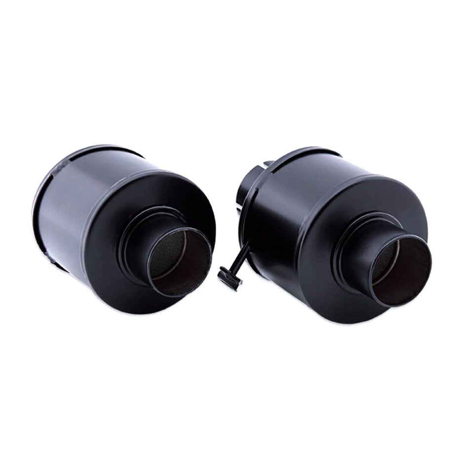 Heater boxes, black - Pair – Porsche 356B / 356C