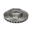 Front brake disc, drilled. Porsche 944 / 928