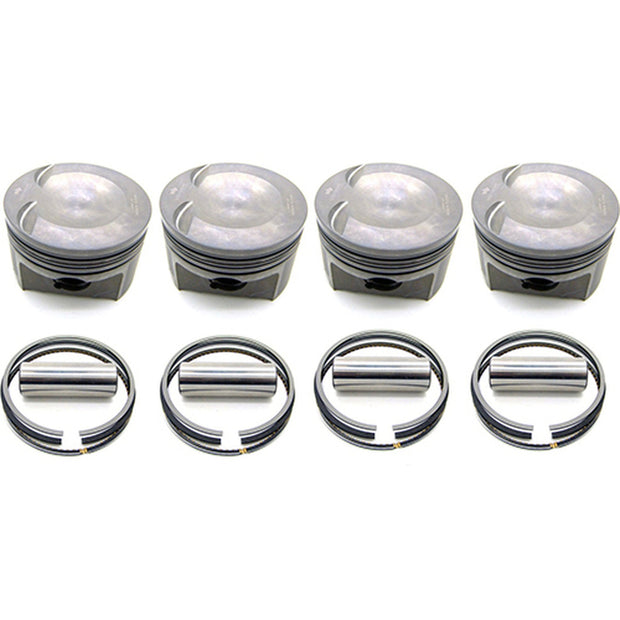 Piston Set PORSCHE 944 TURBO 2.5L for use in factory aluminum bores only