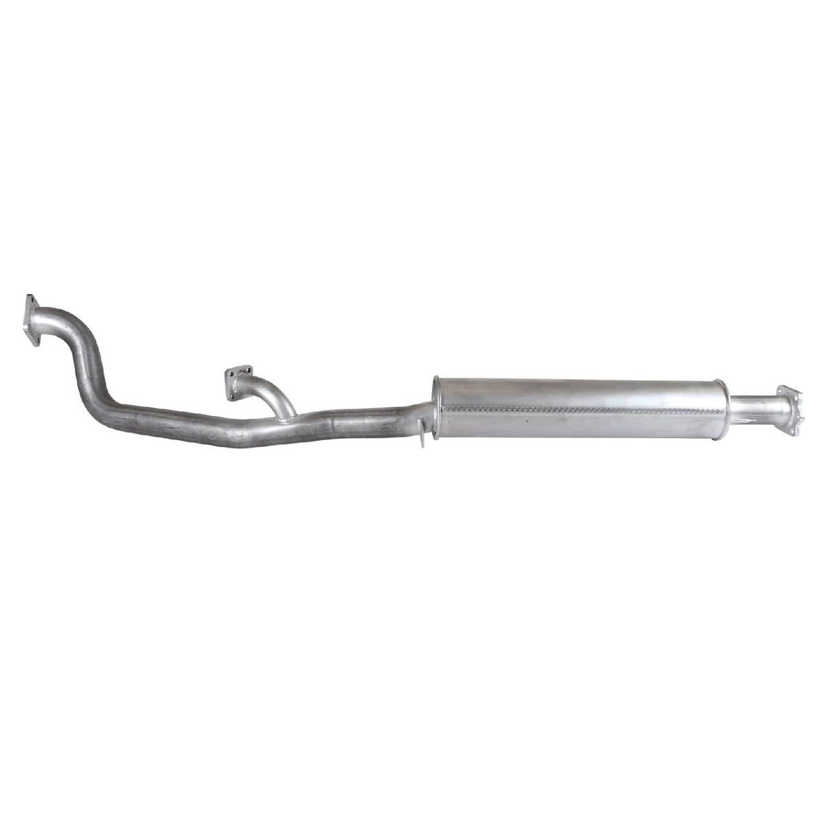 Downpipe und Vorschalldämpfer. Porsche 924 Turbo