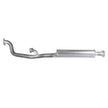 Downpipe und Vorschalldämpfer. Porsche 924 Turbo