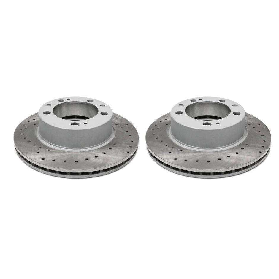 Brake Discs Front, Perforated (Pair). Porsche 944 / 944S