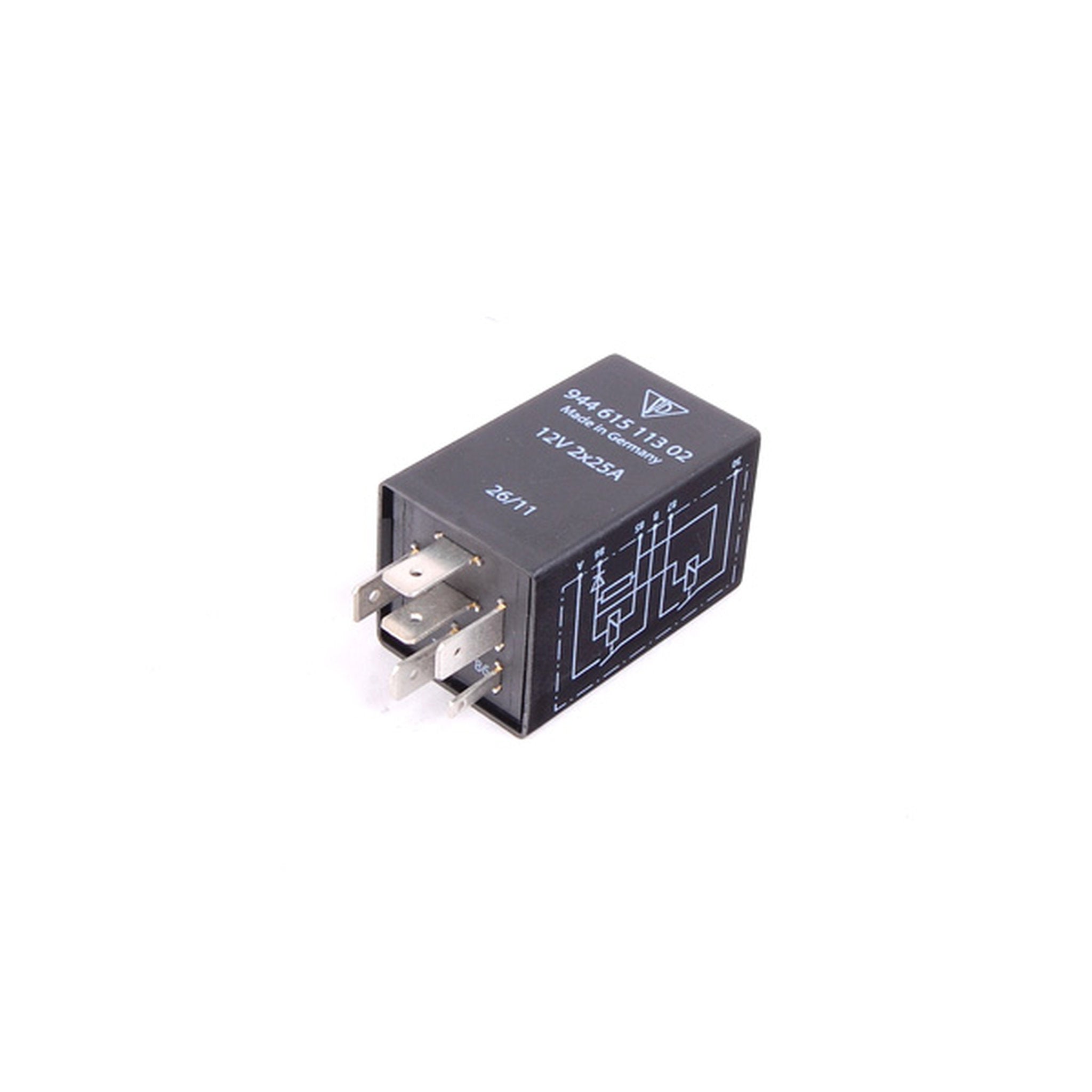 Air conditioning fan relay. Porsche 924 / 924 S / 944 - 94461511303