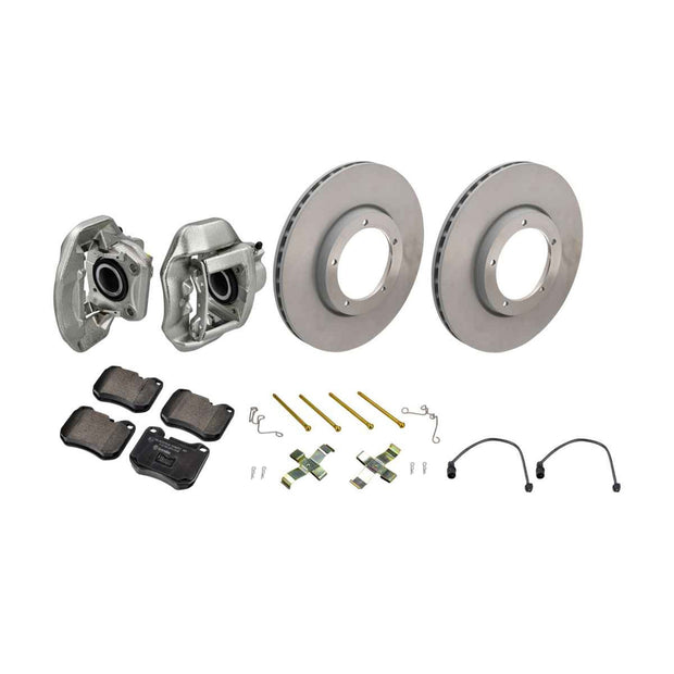 Bremssattel, Bremsscheibe und Bremsbelagsatz vorne. Porsche 944 / 944S 1984-89