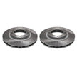 Front brake discs, perforated (pair). Porsche 944 Turbo