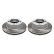 Rear brake discs, drilled (pair). Porsche 944 Turbo / 928S4 / 928GTS