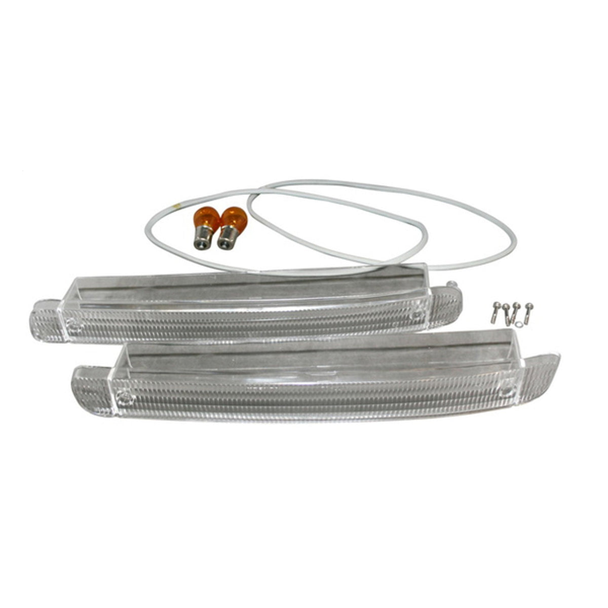 Blinkerglas 2er Set vorne KLAR. Porsche 944S2 / 944T