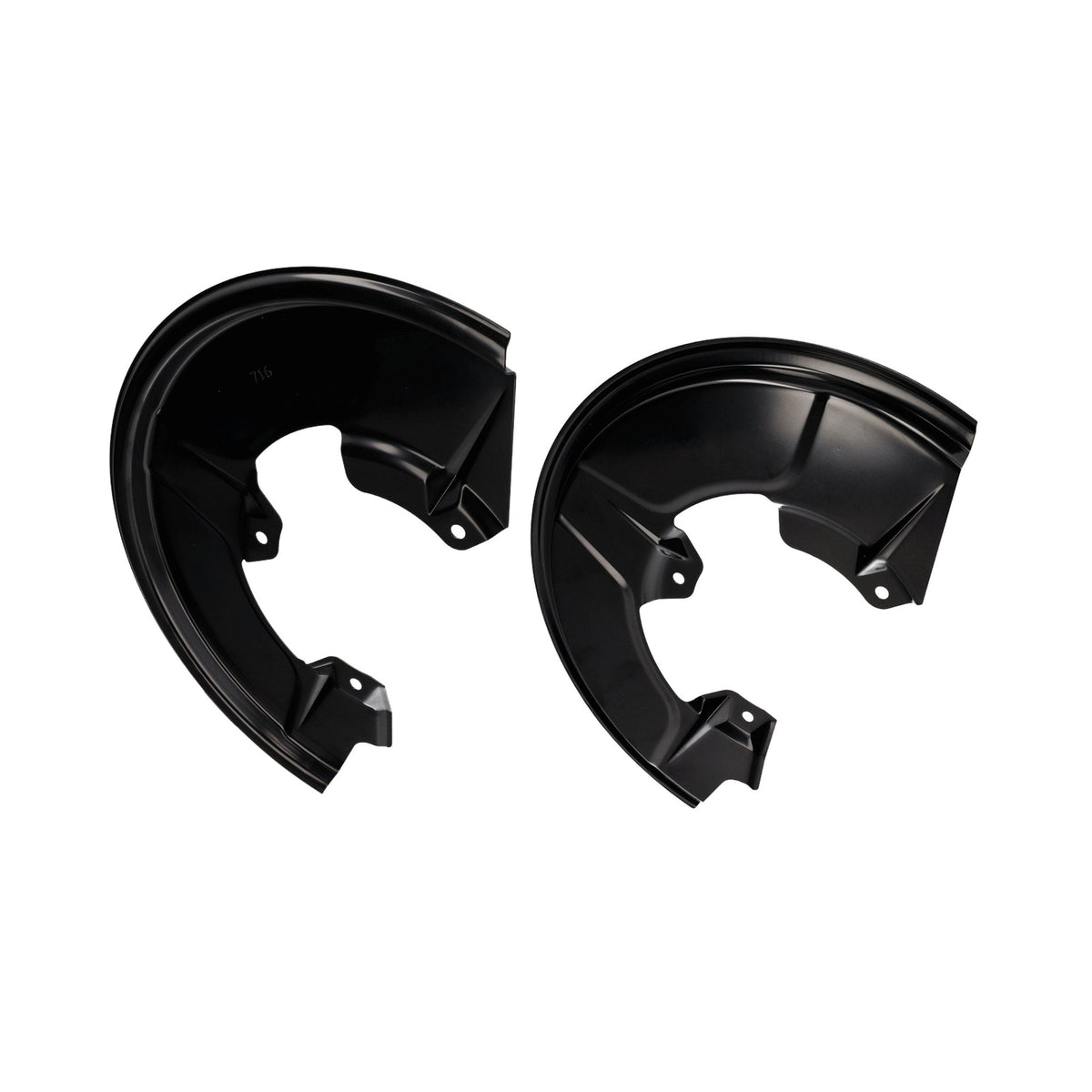 Brake Disc Cover Plates, Set of 2, Front, Porsche 964