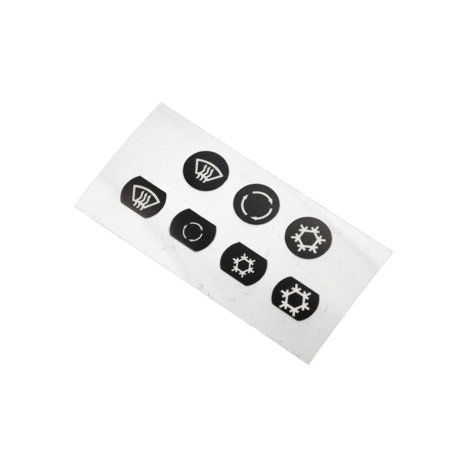 Sticker set climate control unit | Porsche 944 / 964 / 993