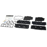 Camshaft & Chain Housing Cover Set, Aluminium Black | Porsche 964 Carrera & RS