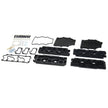 Nockenwellen- & Steuerkettenkastendeckel-Set Aluminium schwarz | Porsche 964 | Kits