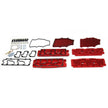 Nockenwellen- & Steuerkettenkastendeckel-Set Aluminium rot | Porsche 964 | Kits
