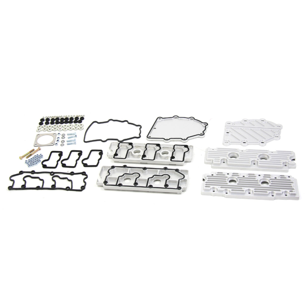 Camshaft & Timing Chain Housing Cover Set Aluminum Silver | Porsche 964 | Kits