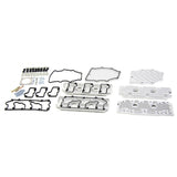 Camshaft & Chain Housing Cover Set, Aluminium Silver | Porsche 964 Carrera & RS