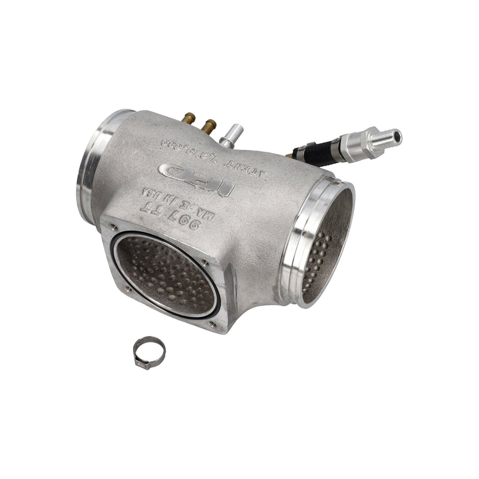 Aluminium Ansaugplenum 74mm. Porsche 997.1 Turbo IPD