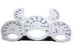 Dial Set, Silver. Porsche 997.2 PDK - km/h - 330 MPH