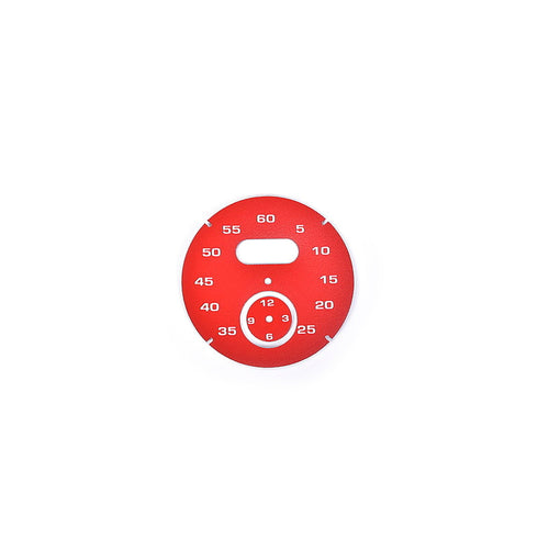 Sport Chrono stopwatch dial, Guards Red. / Boxster / Cayman / Panamera