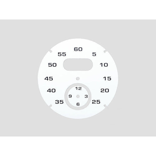 Dial for the Sport Chrono instrument, white. Porsche 997 / 991 / Boxster / Cayman / Panamera