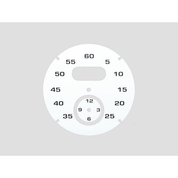 Ziffernblatt des Sport-Chrono-Instruments, weiß – Koblenz – Porsche 718 Boxster / Cayman
