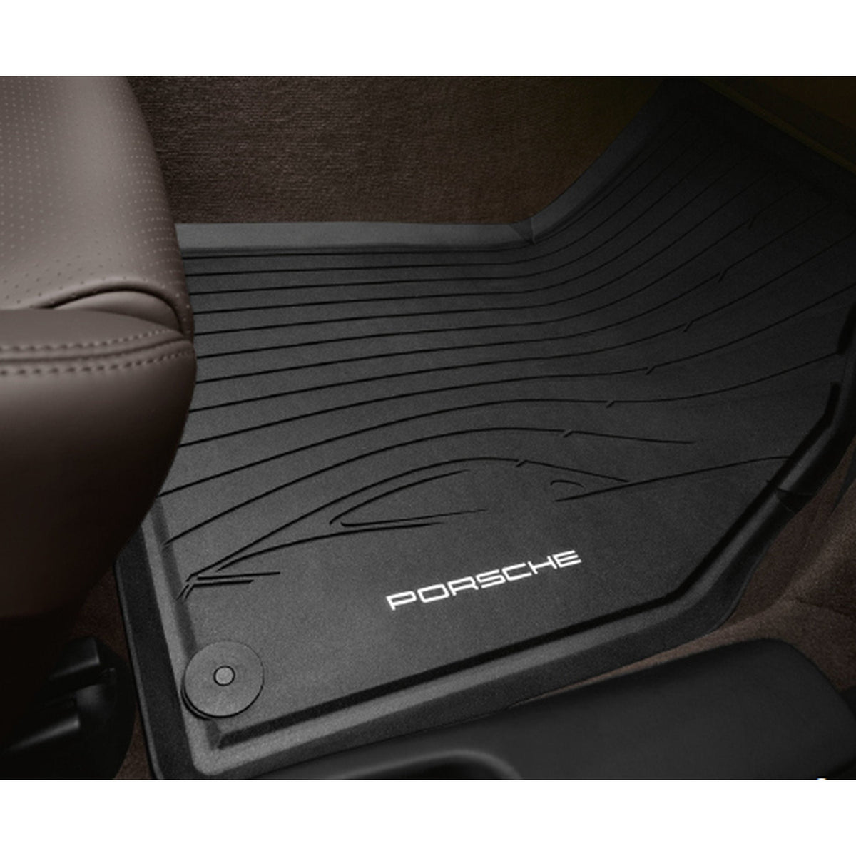Gummi-Fußmatten Porsche 981 Boxster / 981C Cayman / 991 (911) 2012 >> / 718 Boxster LHD Autos