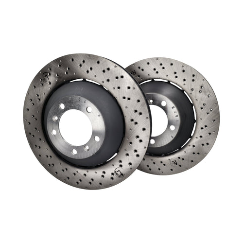 Brake Disc, Front. SET OF 2 – OEM / Original Equipment Quality – Porsche 718 Boxster / Cayman