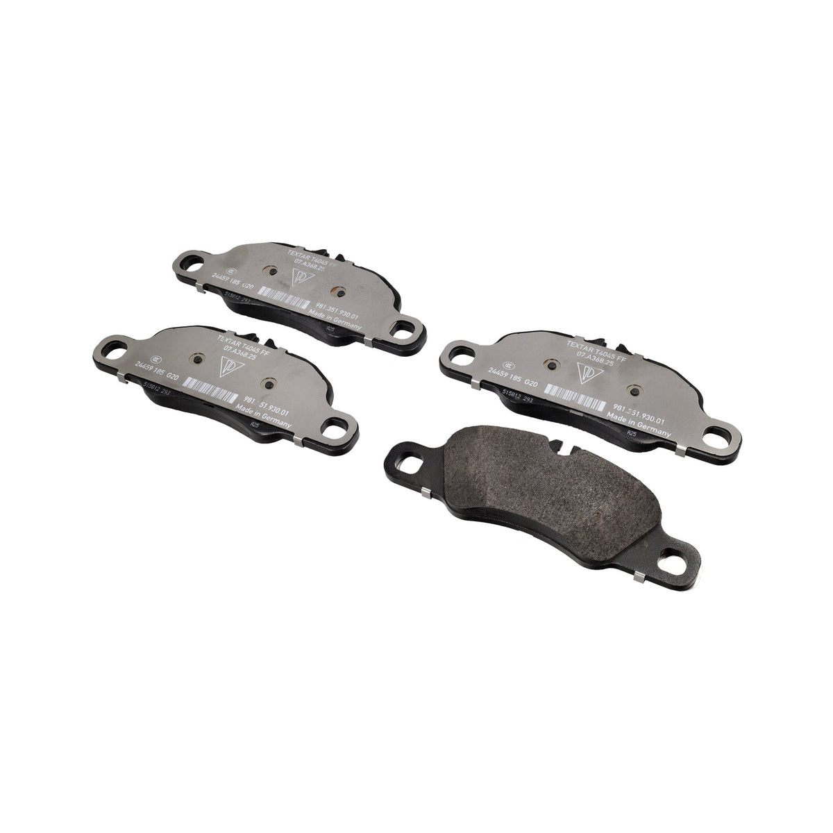 Porsche Genuine Part – Front brake pads. Porsche 991 / Boxster 981/982 / Cayman 981C/982