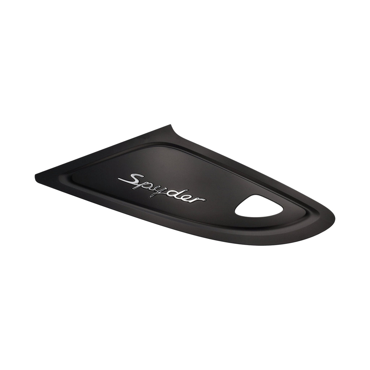 Zierblende hinten links "Spyder", Mattschwarz – Porsche Boxster/Cayman