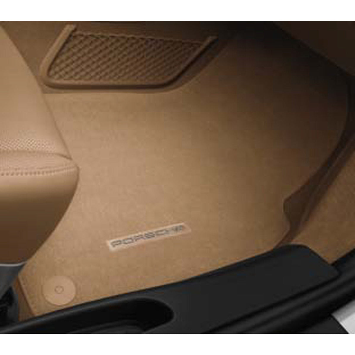 Porsche Genuine Part – Floor Mats with Nubuck Edging Porsche 981 Boxster / 981C Cayman / 991 (911) 2012>> / 718 Boxster / 718 Cayman Left-hand Drive
