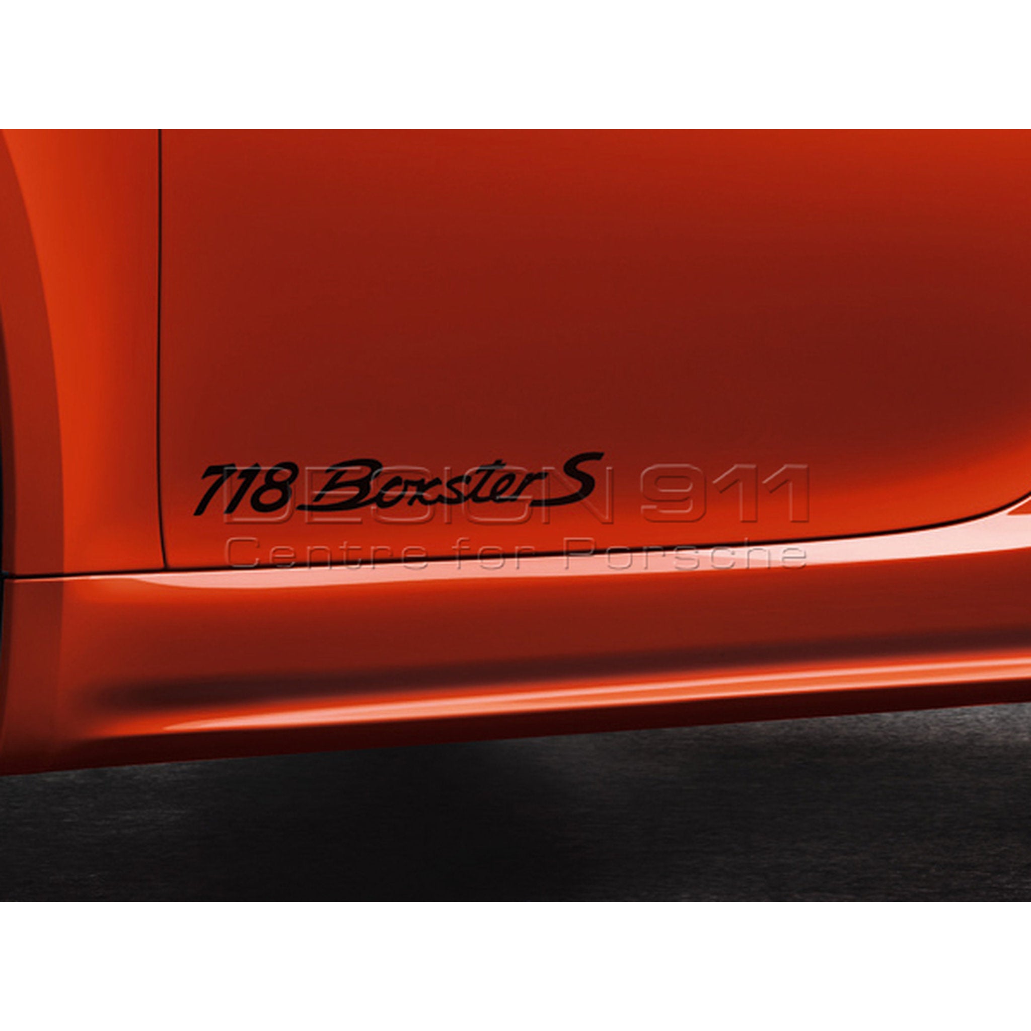718 BOXSTER Modellbezeichnung auf Türen – Porsche Originalteil