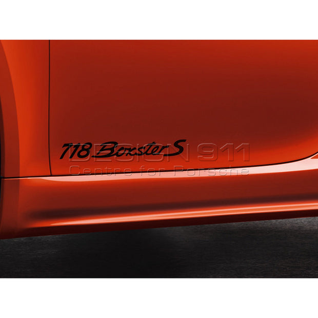 718 BOXSTER Modellbezeichnung auf Türen – Porsche Originalteil