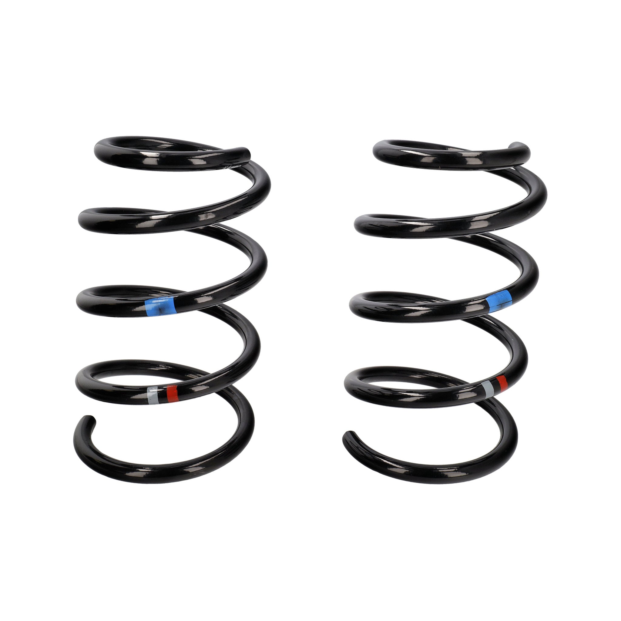 Coil Springs Rear (Pair) - Markings in Slate Grey/Red - Porsche Original Part - Porsche 718 Boxster / Cayman